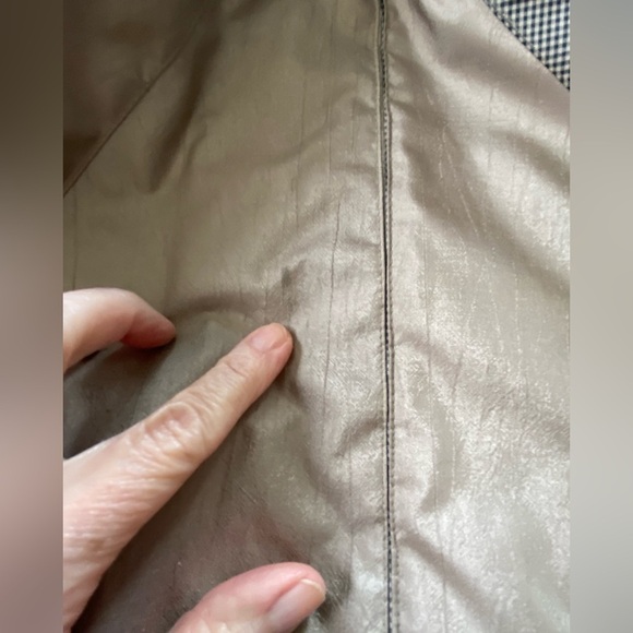 Mariel 80’s/90’s Vintage Raincoat Taupe Size Small​ - Picture 15 of 15